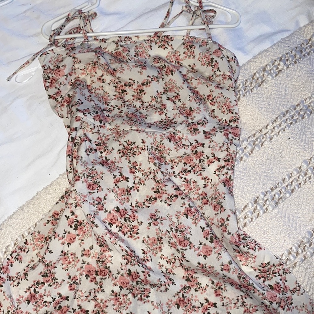 Cute floral loose dress